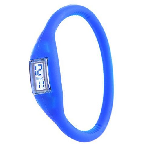 Digital Pink Rubber Fashion Cool Teenage Girl Watch on Luulla