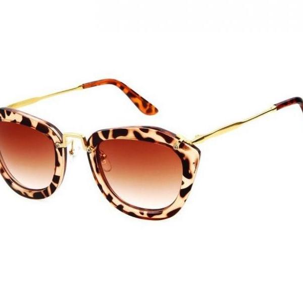 Fashion Retro Cat Eye Summer Leopard Accessory Sunglasses On Luulla